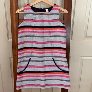 Cat & Jack striped drop waist jumper dress